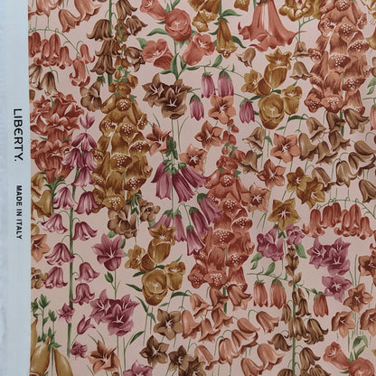 ◆輸入　リバティ　LIBERTY　タナローン　Birkbeck Bluebells Z　バークベックブルーベル　ブラウン　約130×50cm