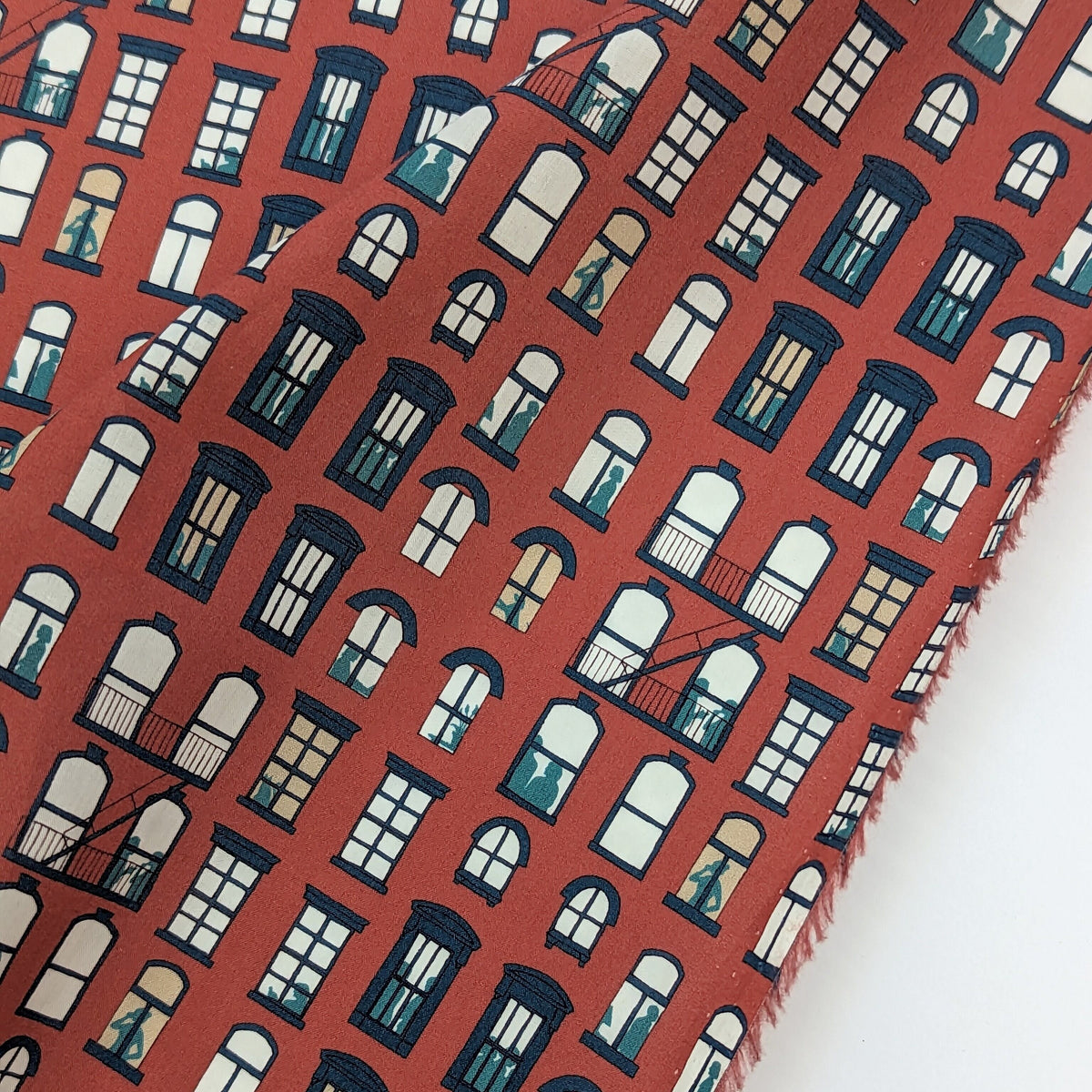 ◆輸入　リバティ　LIBERTY　タナローン　East Village C　イーストヴィレッジ　レッド　約130×50cm