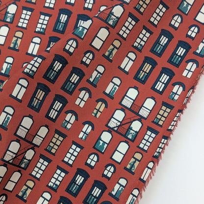 ◆輸入　リバティ　LIBERTY　タナローン　East Village C　イーストヴィレッジ　レッド　約130×50cm