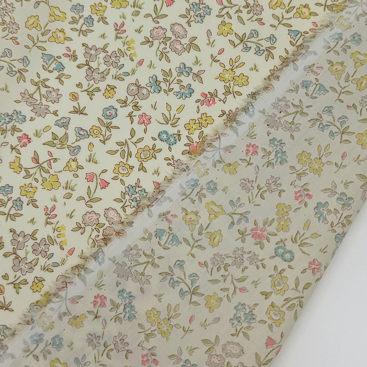◆輸入　リバティ　LIBERTY　タナローン　Meadow Sweet Cream　メドウスウィート　クリーム　約130×50cm