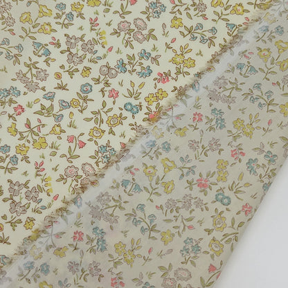 ◆輸入　リバティ　LIBERTY　タナローン　Meadow Sweet Cream　メドウスウィート　クリーム　約130×50cm