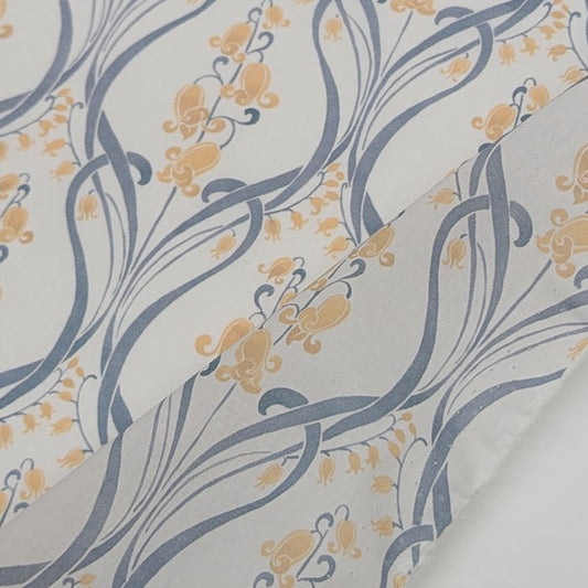 リバティ・ファブリックス　タナローン　Bluebell　ブルーベル　イエロー　約108×50cm