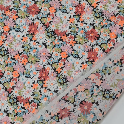 リバティ・ファブリックス　タナローン　Libby　リビー　オレンジネオン　約108×50cm