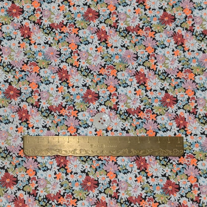 リバティ・ファブリックス　タナローン　Libby　リビー　オレンジネオン　約108×50cm