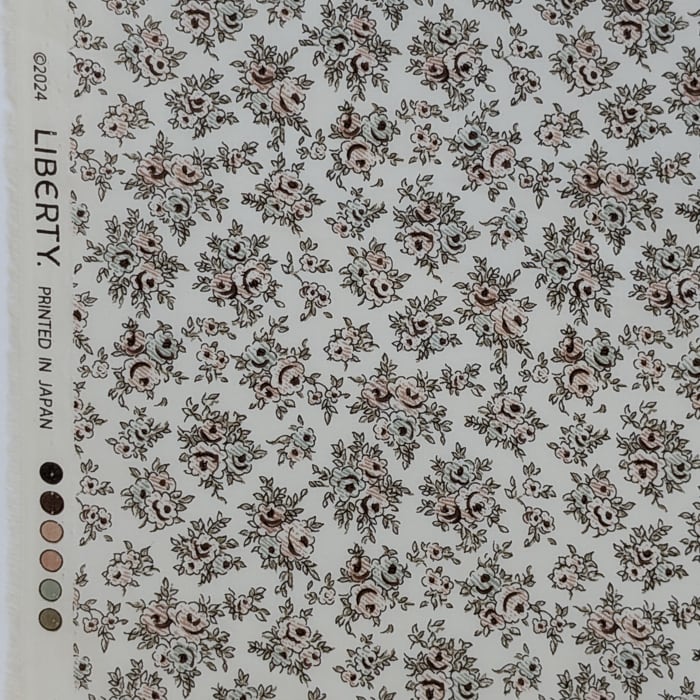★HHF別注★LIBERTY リバティプリント 国産タナローン　Aby Bouquet　アビー ブーケ　約108×50cm