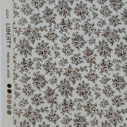 ★HHF別注★LIBERTY リバティプリント 国産タナローン　Aby Bouquet　アビー ブーケ　約108×50cm