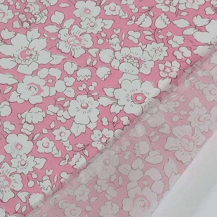 ◆輸入　リバティ　LIBERTY　タナローン　Betsy Boo　ベッツィ・ブー　ピンク　約130×50cm