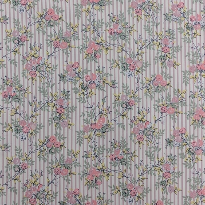 ★HHF別注★リバティ・ファブリックス　国産タナローン　Winding Roses　ワインディング・ローゼズ　約108×50cm