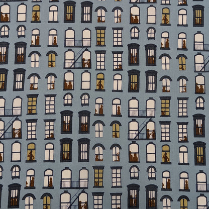 ◆輸入　リバティ　LIBERTY　タナローン　East Village A　イーストヴィレッジ　ライトブルー　約130×50cm