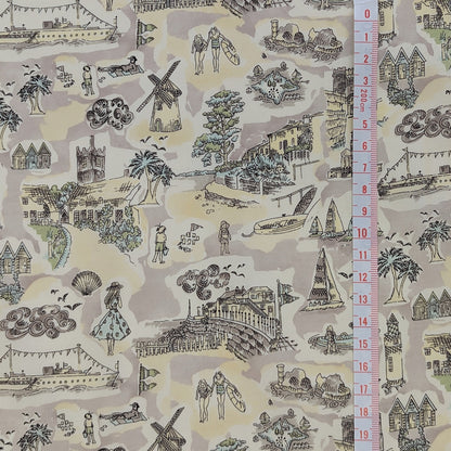 ◆輸入　リバティ　LIBERTY　タナローン　Isle of Wight　アイル オブ ワイト　ベージュ　約130×50cm