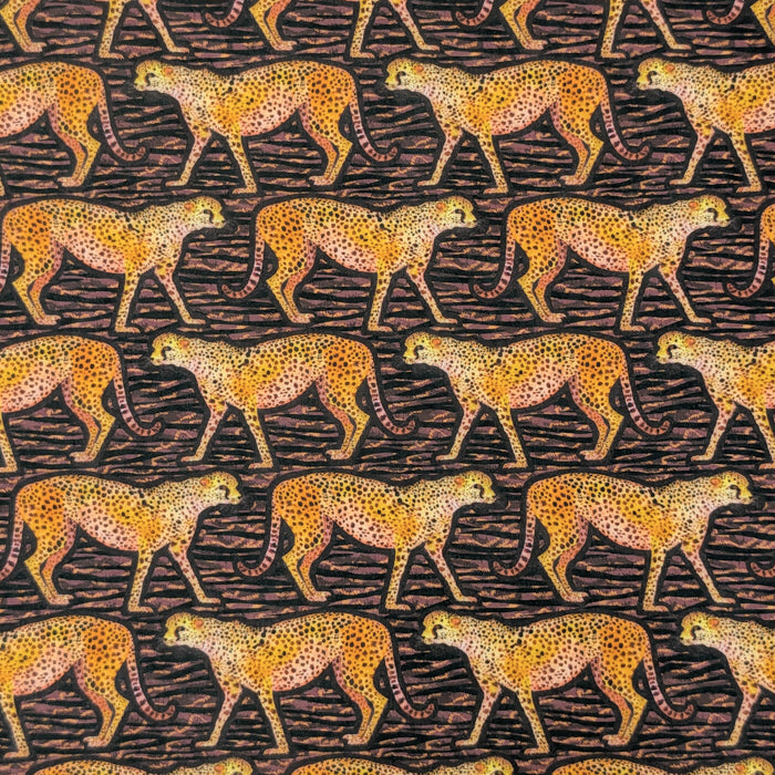 リバティ・ファブリックス　タナローン　MEET THE CHEETAHS　ミート・ザ・チーターズ　約108×50cm
