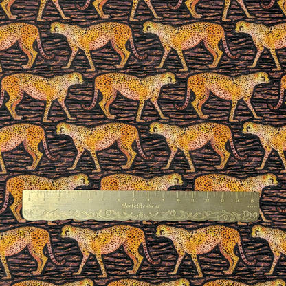 リバティ・ファブリックス　タナローン　MEET THE CHEETAHS　ミート・ザ・チーターズ　約108×50cm
