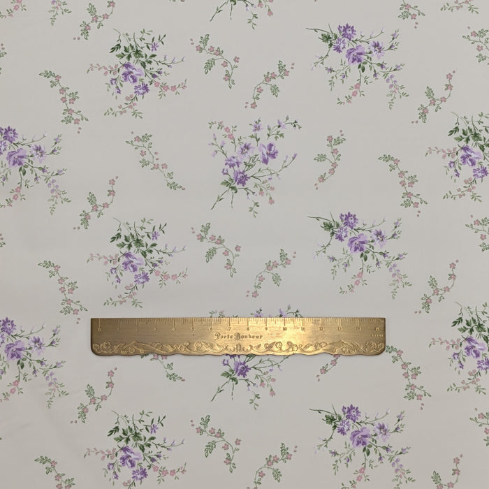 リバティ・ファブリックス　タナローン　GARDEN BLOOMS　ガーデン・ブルームス　パープル　約130×50cm