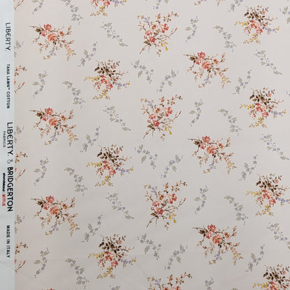 リバティ・ファブリックス　タナローン　　GARDEN BLOOMS　ガーデン・ブルームス　ピンク　約130×50cm