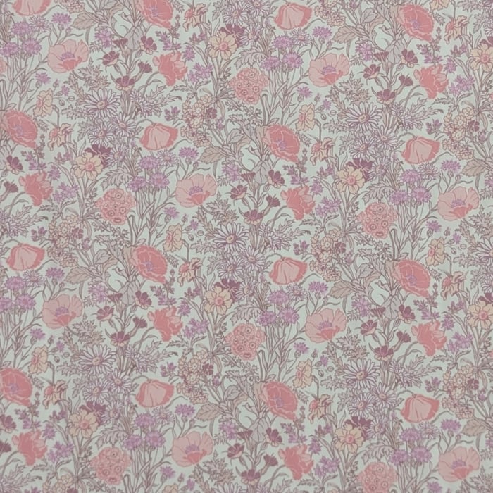 リバティ・ファブリックス　タナローン　Florence May　フローレンスメイ　ピンク　約108×50cm