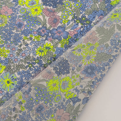 ◆輸入　リバティ　LIBERTY　タナローン　Margaret Annie Neon N　マーガレットアニー　ネオンイエロー　約130×50cm