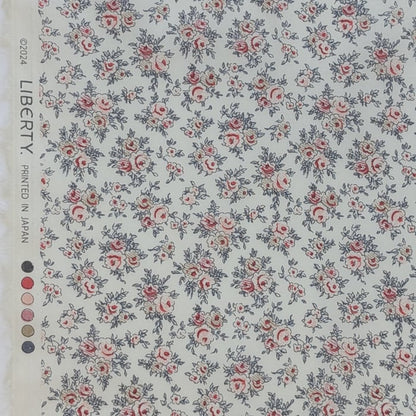 ★HHF別注★LIBERTY リバティプリント 国産タナローン　Aby Bouquet　アビー ブーケ　約108×50cm