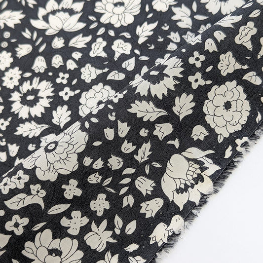 ◆輸入　リバティ　LIBERTY　タナローン　D'anjo Sky Black　ダンジョスカイ　ブラック　約130×50cm