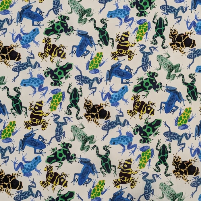 リバティ・ファブリックス　タナローン　Dart Frogs　ダート・フロッグス　約108×50cm