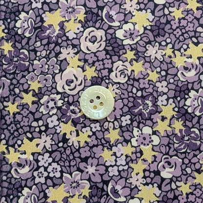 ★輸入　リバティ　LIBERTY　オーガニックタナローン　Emma Etoile Purple　エマエトワール　パープル　約130×50cm