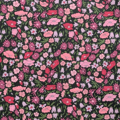 説明欄確認要◆輸入　リバティ　LIBERTY　ピカデリーポプリン　Poppy Forest　ポピー・フォレスト　ピンク　約145×50cm