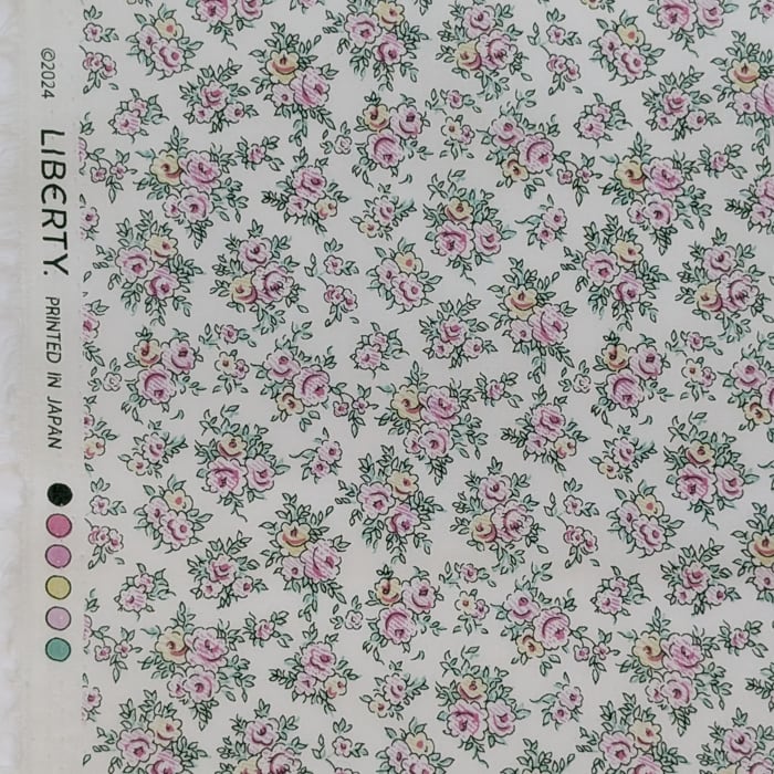 ★HHF別注★LIBERTY リバティプリント 国産タナローン　Aby Bouquet　アビー ブーケ　約108×50cm
