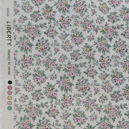 ★HHF別注★LIBERTY リバティプリント 国産タナローン　Aby Bouquet　アビー ブーケ　約108×50cm
