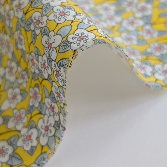◆輸入　リバティ　LIBERTY　タナローン　Ffion　フィオン　イエロー　約130×50cm