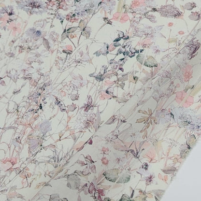 リバティ・ファブリックス　タナローン　Wild Flowers　ワイルド・フラワーズ　パウダーカラー　約108×50cm