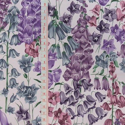 ◆輸入　リバティ　LIBERTY　タナローン　Birkbeck Bluebells X　バークベックブルーベル　パープル　約130×50cm