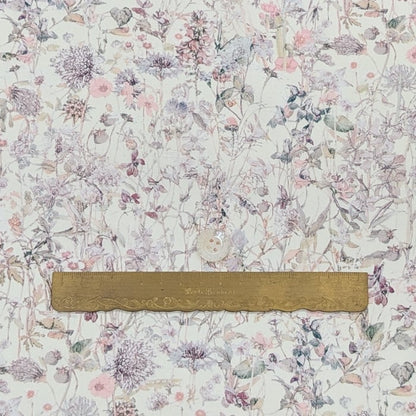 リバティ・ファブリックス　タナローン　Wild Flowers　ワイルド・フラワーズ　パウダーカラー　約108×50cm