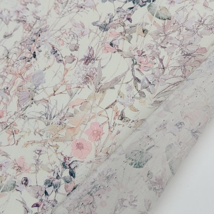 リバティ・ファブリックス　タナローン　Wild Flowers　ワイルド・フラワーズ　パウダーカラー　約108×50cm