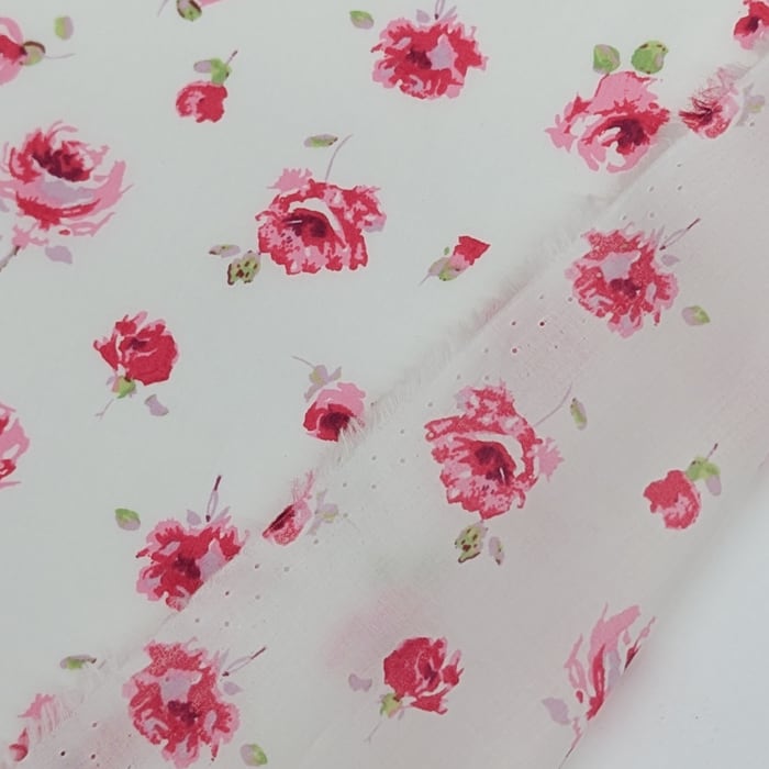 リバティ・ファブリックス　タナローン　Rosa　ローザ　ピンク　約108×50cm