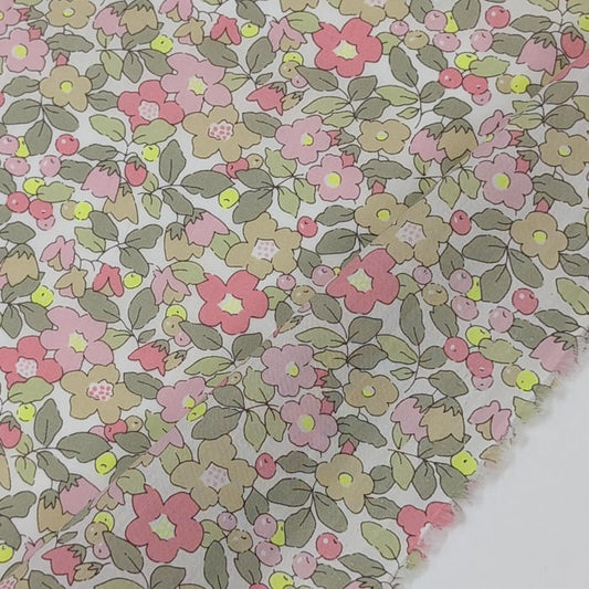 リバティ・ファブリックス　タナローン　Betsy Berry　ベッツィ・ベリー　イエローネオン　約108×50cm