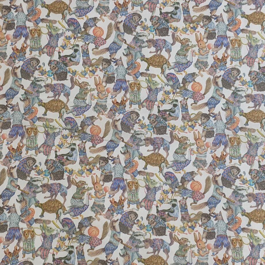 ◆輸入　リバティ　LIBERTY　タナローン　Hullabaloo　ハラバルー　白　約130×50cm