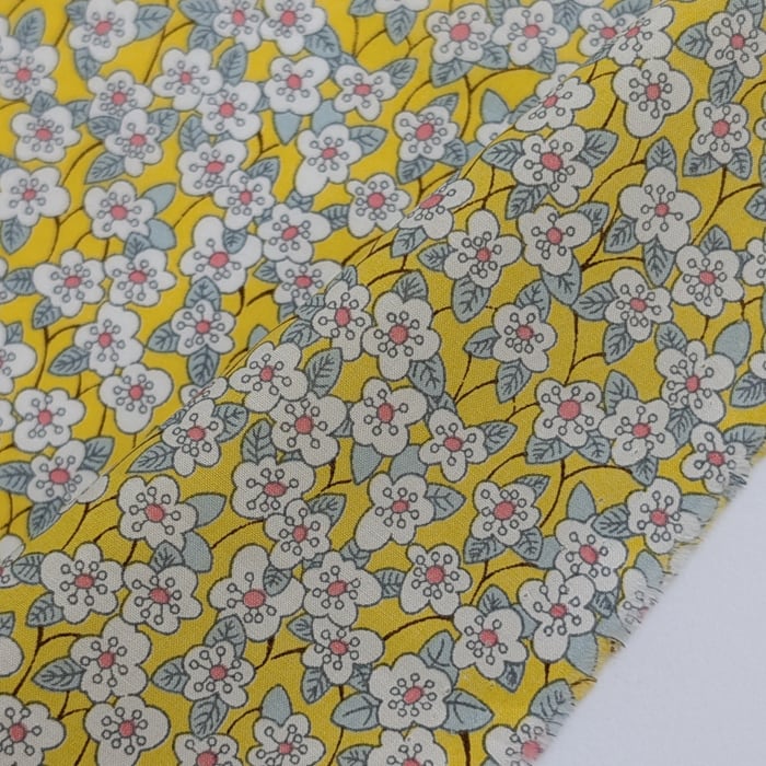 ◆輸入　リバティ　LIBERTY　タナローン　Ffion　フィオン　イエロー　約130×50cm