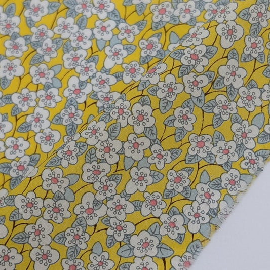 ◆輸入　リバティ　LIBERTY　タナローン　Ffion　フィオン　イエロー　約130×50cm