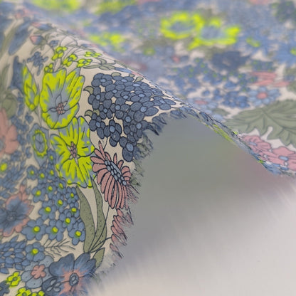 ◆輸入　リバティ　LIBERTY　タナローン　Margaret Annie Neon N　マーガレットアニー　ネオンイエロー　約130×50cm