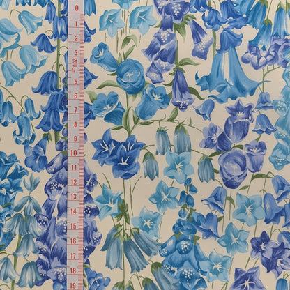 ◆輸入　リバティ　LIBERTY　タナローン　Birkbeck Bluebells Y　バークベックブルーベル　ブルー　約130×50cm