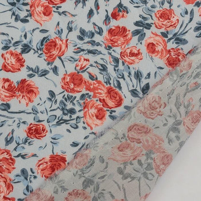 ◆輸入　リバティ　LIBERTY　タナローン　Dancing Roses　ダンシング・ローゼズ　約130×50cm