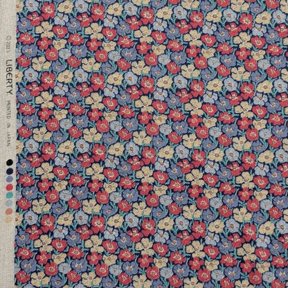リバティ・ファブリックス　●エアリーコット生地●　Anemones　アネモネズ　約108×50cm