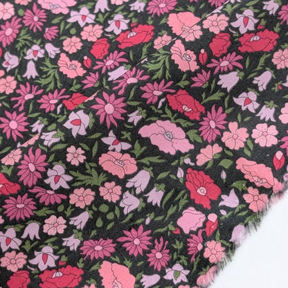 説明欄確認要◆輸入　リバティ　LIBERTY　ピカデリーポプリン　Poppy Forest　ポピー・フォレスト　ピンク　約145×50cm